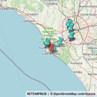 Mappa Via Carlo Emanuele Buscaglia, 00054 Fiumicino RM, Italia (12.625)