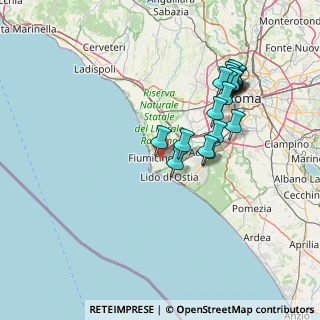 Mappa Via Carlo Emanuele Buscaglia, 00054 Fiumicino RM, Italia (15.67737)