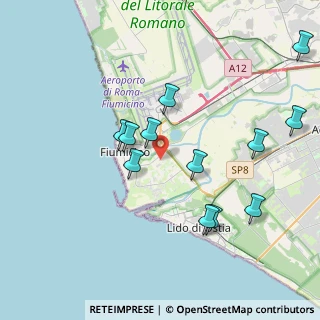 Mappa Via L. Silva, 00054 Fiumicino RM, Italia (4.275)