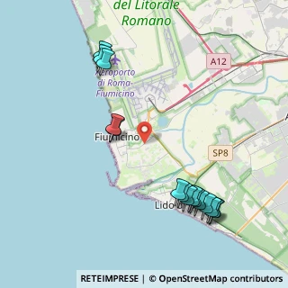 Mappa Via Leonardo Ferrulli, 00054 Fiumicino RM, Italia (5.09333)