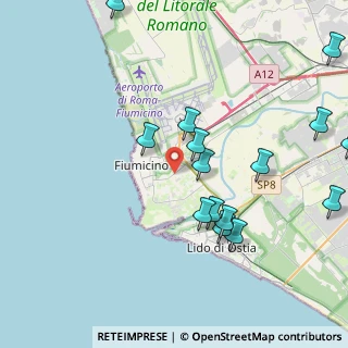 Mappa Via Leonardo Ferrulli, 00054 Fiumicino RM, Italia (4.96333)