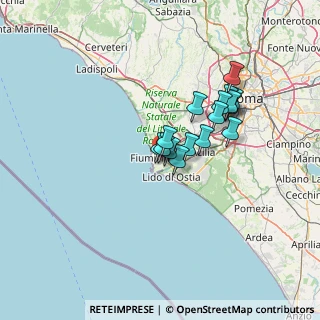Mappa Via Antonluigi Pietrogrande, 00054 Fiumicino RM, Italia (10.67125)