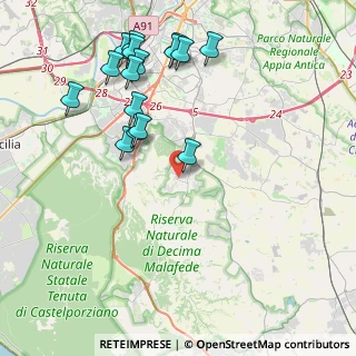 Mappa Via Rocco de Zerbi, 00128 Selcetta RM, Italia (4.78438)