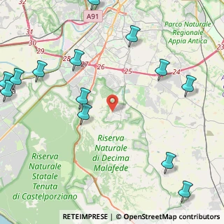 Mappa Via Álvaro del Portillo, 00128 Trigoria RM, Italia (6.39615)