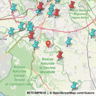 Mappa Via Álvaro del Portillo, 00128 Trigoria RM, Italia (6.3825)