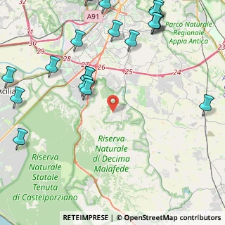 Mappa Via Álvaro del Portillo, 00128 Trigoria RM, Italia (6.465)