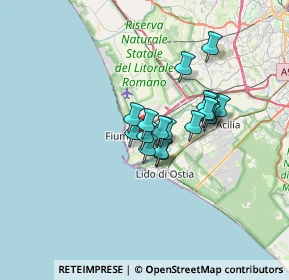 Mappa Via Val Lagarina, 00054 Fiumicino RM, Italia (4.73167)