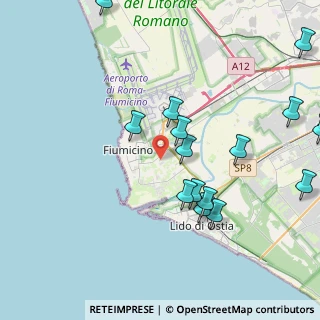 Mappa Via Pier Giuseppe Scarpetta, 00054 Fiumicino RM, Italia (4.90867)
