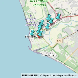 Mappa Via Pier Giuseppe Scarpetta, 00054 Fiumicino RM, Italia (2.99727)