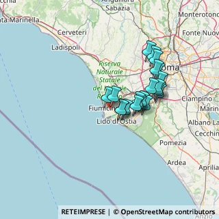 Mappa Via Pier Giuseppe Scarpetta, 00054 Fiumicino RM, Italia (11.6305)