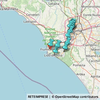 Mappa Via Pier Giuseppe Scarpetta, 00054 Fiumicino RM, Italia (14.3)