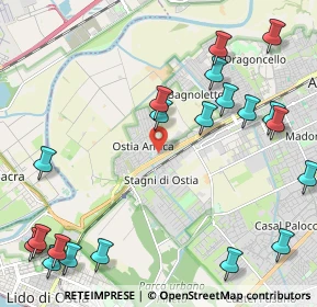Mappa Via Giuseppe Fiorelli, 00119 Ostia Antica RM, Italia (3.041)