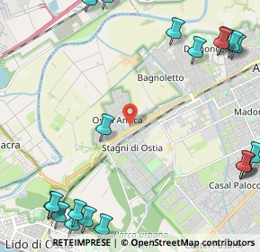 Mappa Via Giuseppe Fiorelli, 00119 Ostia Antica RM, Italia (3.5955)