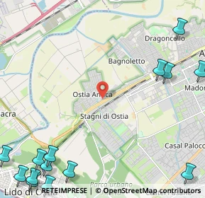 Mappa Via Giuseppe Fiorelli, 00119 Ostia Antica RM, Italia (4.02714)