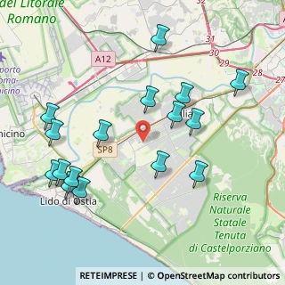 Mappa Via Camillo Miola, 00125 Roma RM, Italia (4.69125)