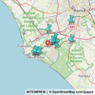 Mappa Via Camillo Miola, 00125 Roma RM, Italia (5.35545)