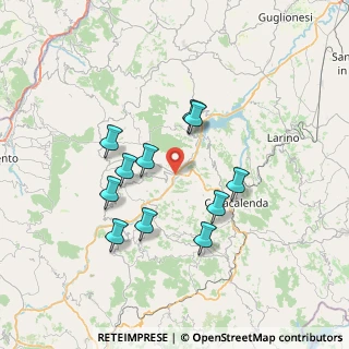 Mappa Strada statale 647 Fondovalle Biferno, 86030 Lupara CB, Italia (6.76455)