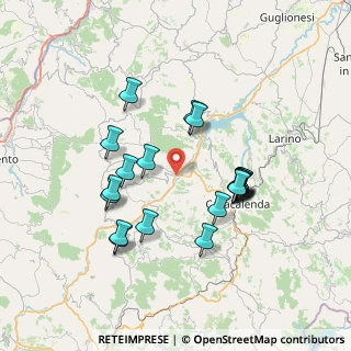 Mappa Strada statale 647 Fondovalle Biferno, 86030 Lupara CB, Italia (7.0685)