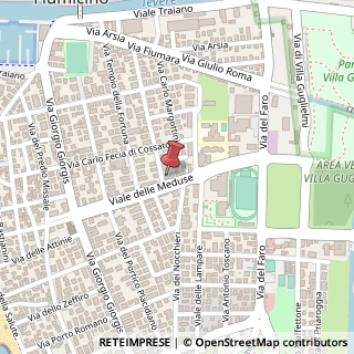 Mappa Via F. Martinengo, 81, 00054 Fiumicino, Roma (Lazio)