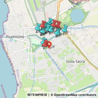 Mappa Via Mario Ingrellini, 00054 Fiumicino RM, Italia (0.752)