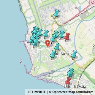 Mappa Via Mario Ingrellini, 00054 Fiumicino RM, Italia (1.8215)