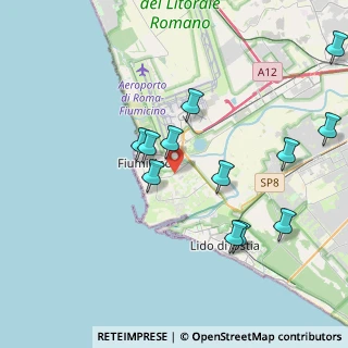 Mappa Via Mario D'Agostini, 00054 Fiumicino RM, Italia (4.3525)