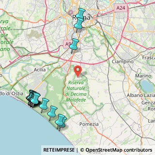 Mappa Via Federico Alessandrini, 00128 Selcetta RM, Italia (12.429)