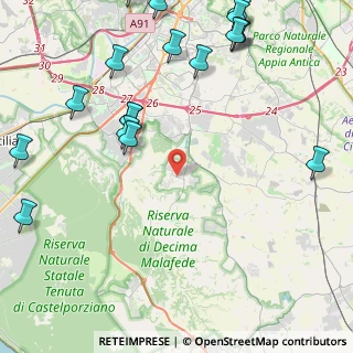 Mappa Via Federico Alessandrini, 00128 Selcetta RM, Italia (6.6165)