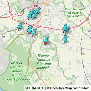 Mappa Via Federico Alessandrini, 00128 Selcetta RM, Italia (4.54417)