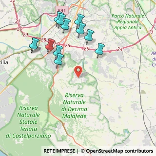 Mappa Via Federico Alessandrini, 00128 Selcetta RM, Italia (4.86583)