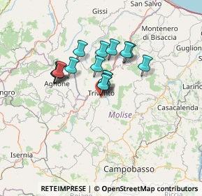 Mappa Via Acqua Santianni, 86029 Trivento CB, Italia (10.37188)
