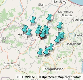 Mappa Via Acqua Santianni, 86029 Trivento CB, Italia (9.997)
