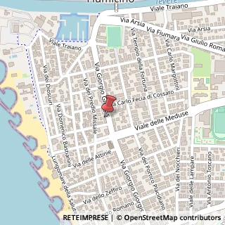Mappa Via Giorgio Giorgis, 108, 00054 Fiumicino, Roma (Lazio)