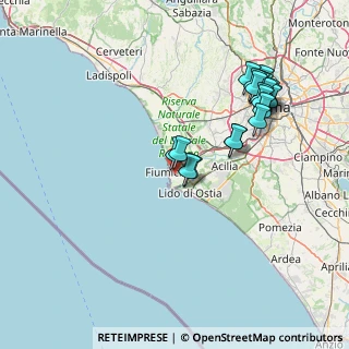 Mappa Via Luigi Rendina, 00054 Fiumicino RM, Italia (16.6765)