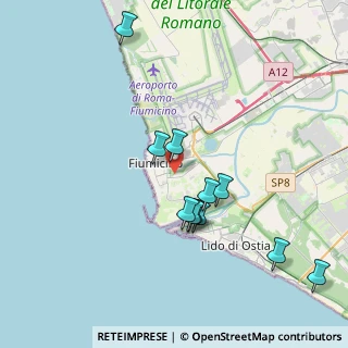 Mappa Via Luigi Rendina, 00054 Fiumicino RM, Italia (4.00273)