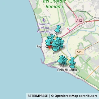 Mappa Via Luigi Rendina, 00054 Fiumicino RM, Italia (2.35412)