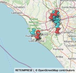 Mappa , 00121 Lido di Ostia RM, Italia (15.52778)