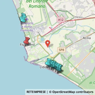 Mappa Via Monte Cengio, 00054 Fiumicino RM, Italia (5.052)