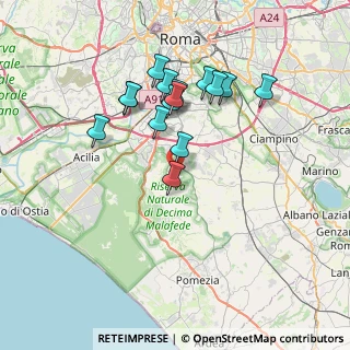 Mappa 00128 Selcetta RM, Italia (6.916)