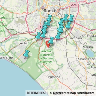 Mappa 00128 Selcetta RM, Italia (7.01)