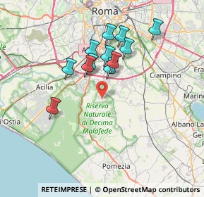 Mappa 00128 Selcetta RM, Italia (6.59833)