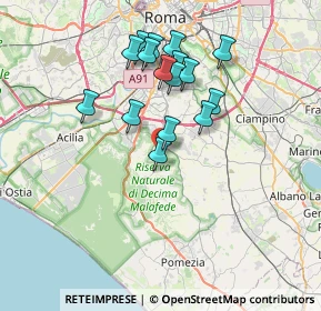 Mappa 00128 Selcetta RM, Italia (6.7725)