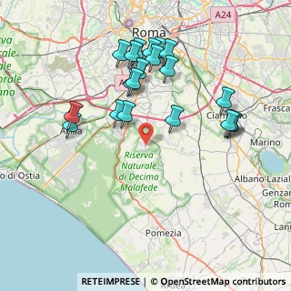 Mappa Via di Trigoria, 00128 Selcetta RM, Italia (8.453)