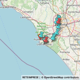 Mappa Via Giuseppe Fontana, 00054 Fiumicino RM, Italia (12.78417)