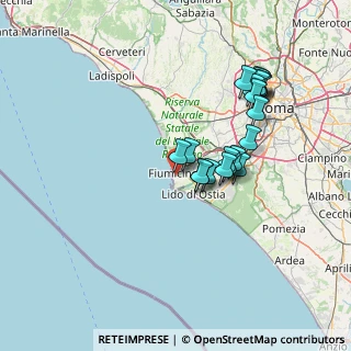 Mappa Via Giuseppe Fontana, 00054 Fiumicino RM, Italia (13.7965)
