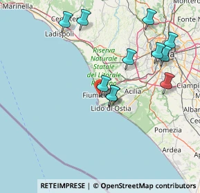 Mappa Via Giuseppe Fontana, 00054 Fiumicino RM, Italia (16.79545)