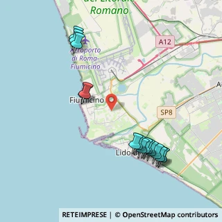 Mappa Via Giovanni Taurisano, 00054 Fiumicino RM, Italia (4.89867)