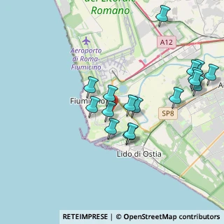 Mappa Via Giovanni Taurisano, 00054 Fiumicino RM, Italia (4.23471)