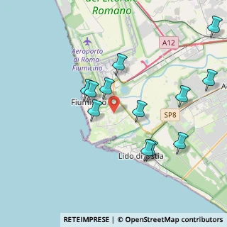Mappa Via Giovanni Taurisano, 00054 Fiumicino RM, Italia (4.27)