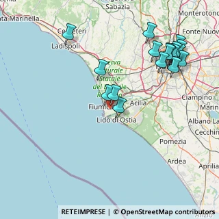Mappa Via Giovanni Taurisano, 00054 Fiumicino RM, Italia (20.04944)